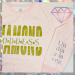 DIAMOND PINK SWEATSHIRT